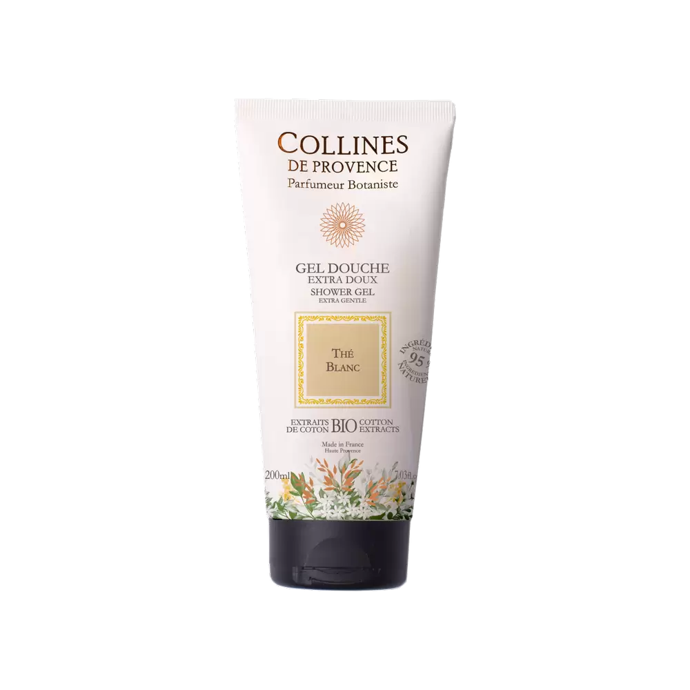 Гель для душу Білий чай 200 мл, Collines de Provence, C2767TBL 1