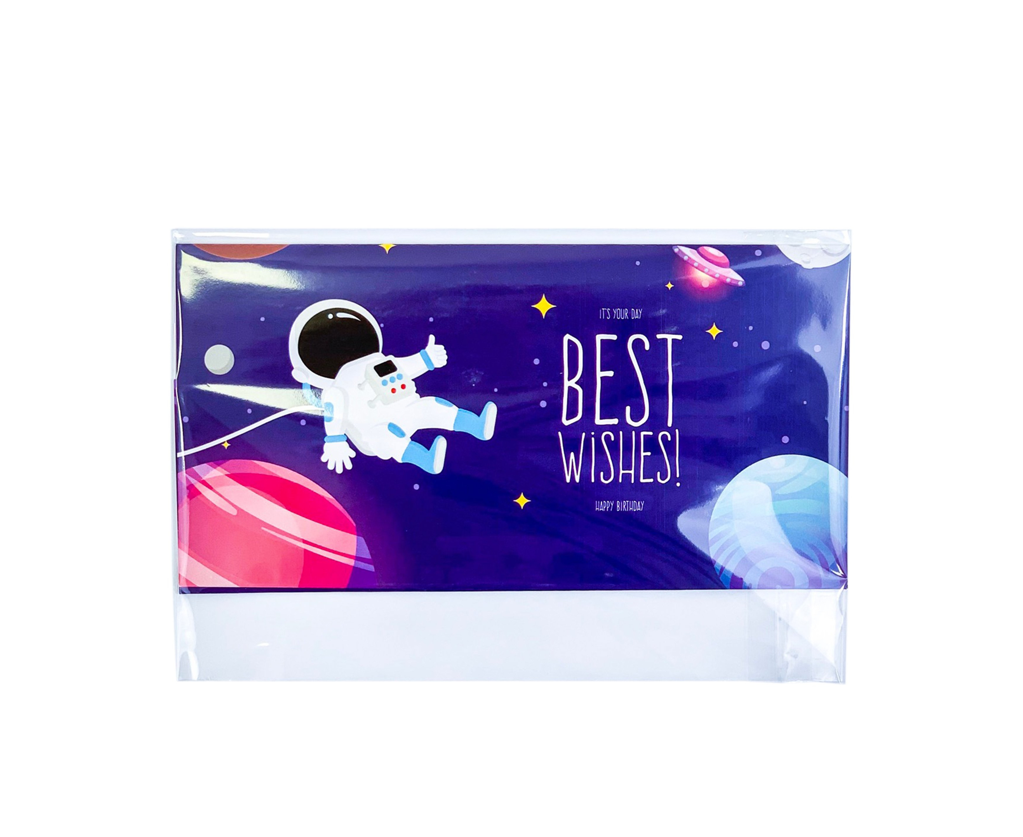 Конверт для денег "It`s your day Best Wishes! happy birthday", PDK2812
