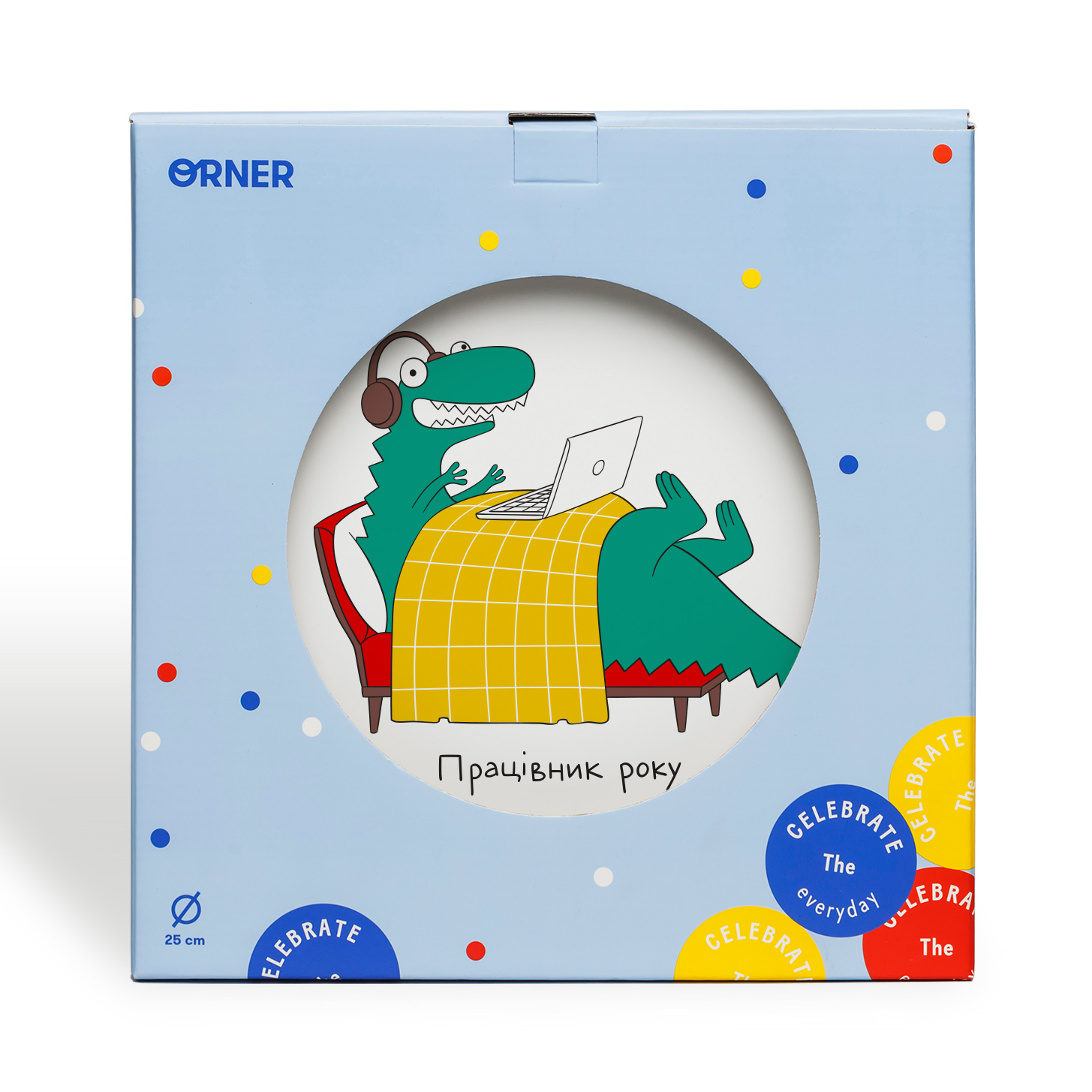 Тарілка "Рекс: Працівник року", orner-1053 2