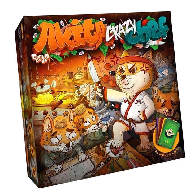 Гра настільна "Akita Crazy Chef" рос (10), G-ACC-01-01