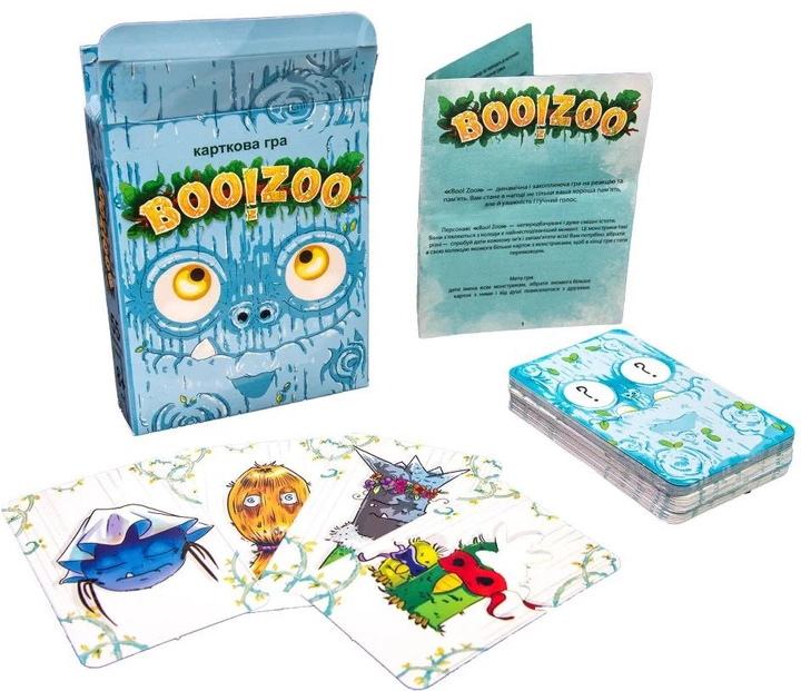 Гра настільна "BOO!ZOO" (укр) 30219, ТМ "Strateg" 1