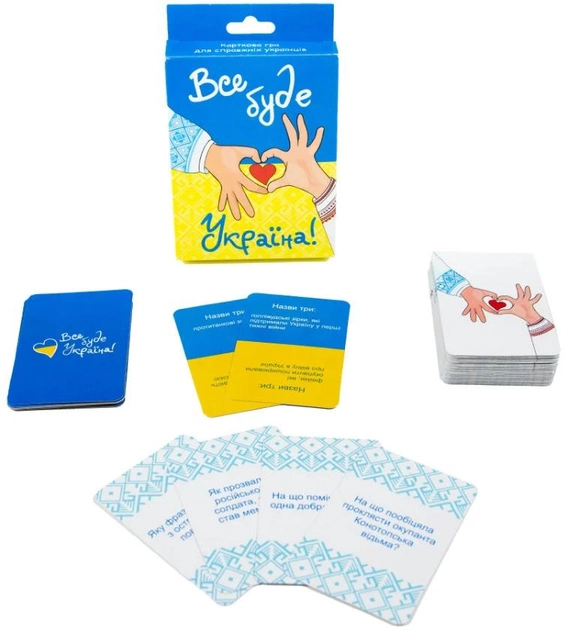 Игра карточная "Все будет Украина" (укр) 30370, ТМ "Strateg" 1