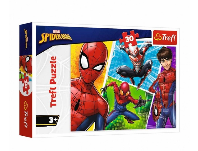 Пазл "30" - Человек-паук и Мигель, Disney Marvel Spiderman, Trefl, 18242