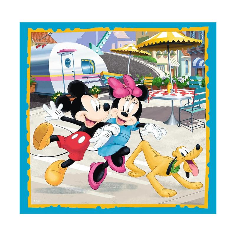 Пазл "3 в 1" - Міккі Маус з друзями, Disney, Trefl, 34846 3