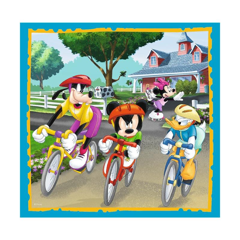 Пазл "3 в 1" - Міккі Маус з друзями, Disney, Trefl, 34846 4