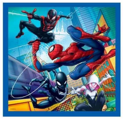 Пазл "3 в 1" - Сила павука, Disney Marvel Spiderman, Trefl, 34841 2