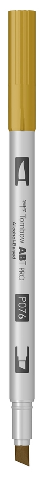 Маркер двосторонній на спиртовій основі ABT PRO ABTP-076, охра зелена ТМ "Tombow" 1