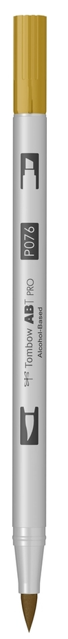 Маркер двосторонній на спиртовій основі ABT PRO ABTP-076, охра зелена ТМ "Tombow" 2
