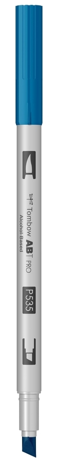 Маркер двосторонній на спиртовій основі ABT PRO ABTP-535, кобальт синій ТМ "Tombow" 1