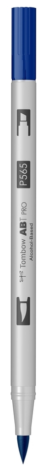 Маркер двосторонній на спиртовій основі ABT PRO ABTP-565, глибокий синій ТМ "Tombow" 2