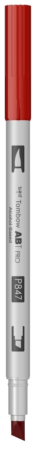 Маркер двухсторонний на спиртовой основе ABT PRO ABTP-847, малиновый ТМ "Tombow" 1
