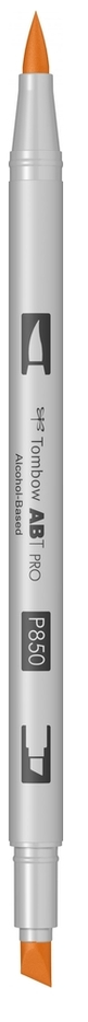 Маркер двухсторонний на спиртовой основе ABT PRO ABTP-850, телесный ТМ "Tombow" 3