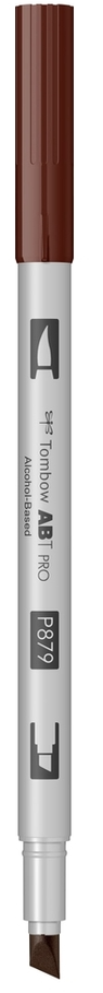 Маркер двосторонній на спиртовій основі ABT PRO ABTP-879, коричневий ТМ "Tombow" 1