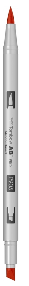 Маркер двосторонній на спиртовій основі ABT PRO ABTP-905, червоний ТМ "Tombow" 3