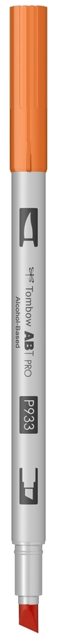 Маркер двосторонній на спиртовій основі ABT PRO ABTP-933, помаранчевий ТМ "Tombow" 1