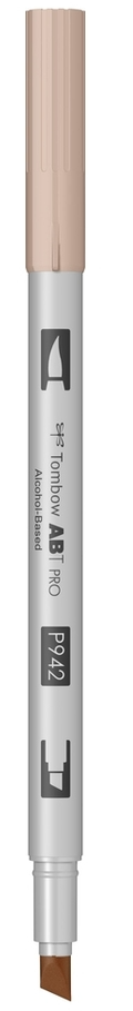 Маркер двухсторонний на спиртовой основе ABT PRO ABTP-942, загорелый ТМ "Tombow" 1