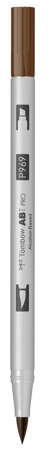 Маркер двосторонній на спиртовій основі ABT PRO ABTP-969, шоколад ТМ "Tombow" 2