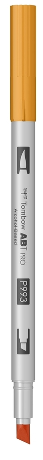 Маркер двухсторонний на спиртовой основе ABT PRO ABTP-993, хром оранжевый ТМ "Tombow" 2
