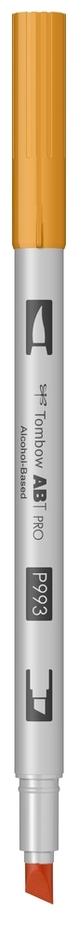 Маркер двухсторонний на спиртовой основе ABT PRO ABTP-993, хром оранжевый ТМ "Tombow" 3