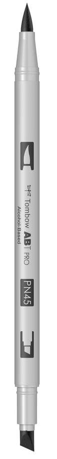 Маркер двосторонній на спиртовій основі ABT PRO ABTP-N45, холодний сірий 10 ТМ "Tombow" 3