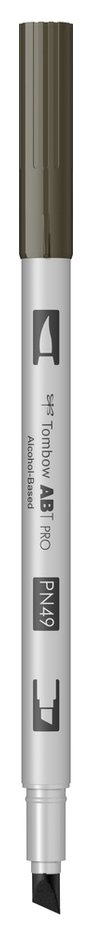 Маркер двосторонній на спиртовій основі ABT PRO ABTP-N49, теплий сірий 8 ТМ "Tombow" 1