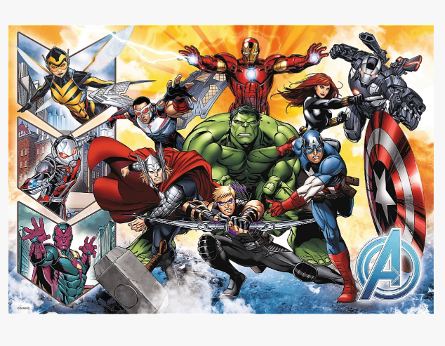 Пазл "100" - Сила Месників / Disney Marvel The Avengers, Trefl, 16431 1