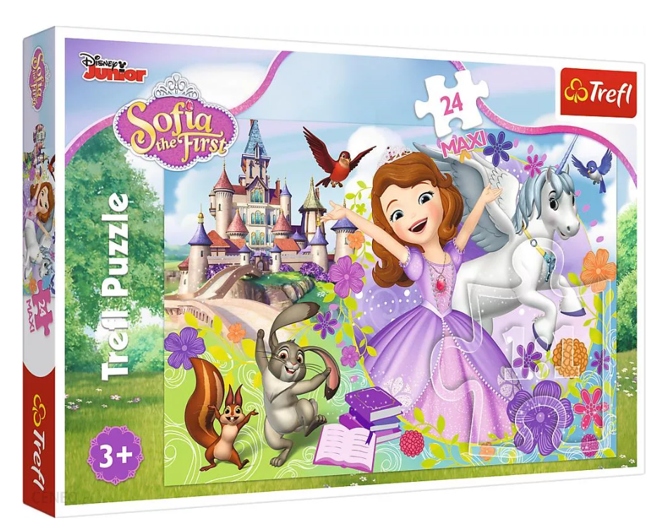 Пазл "24 Maxi" - Барвистий світ Софії / Disney Sofia the First, Trefl, 14270