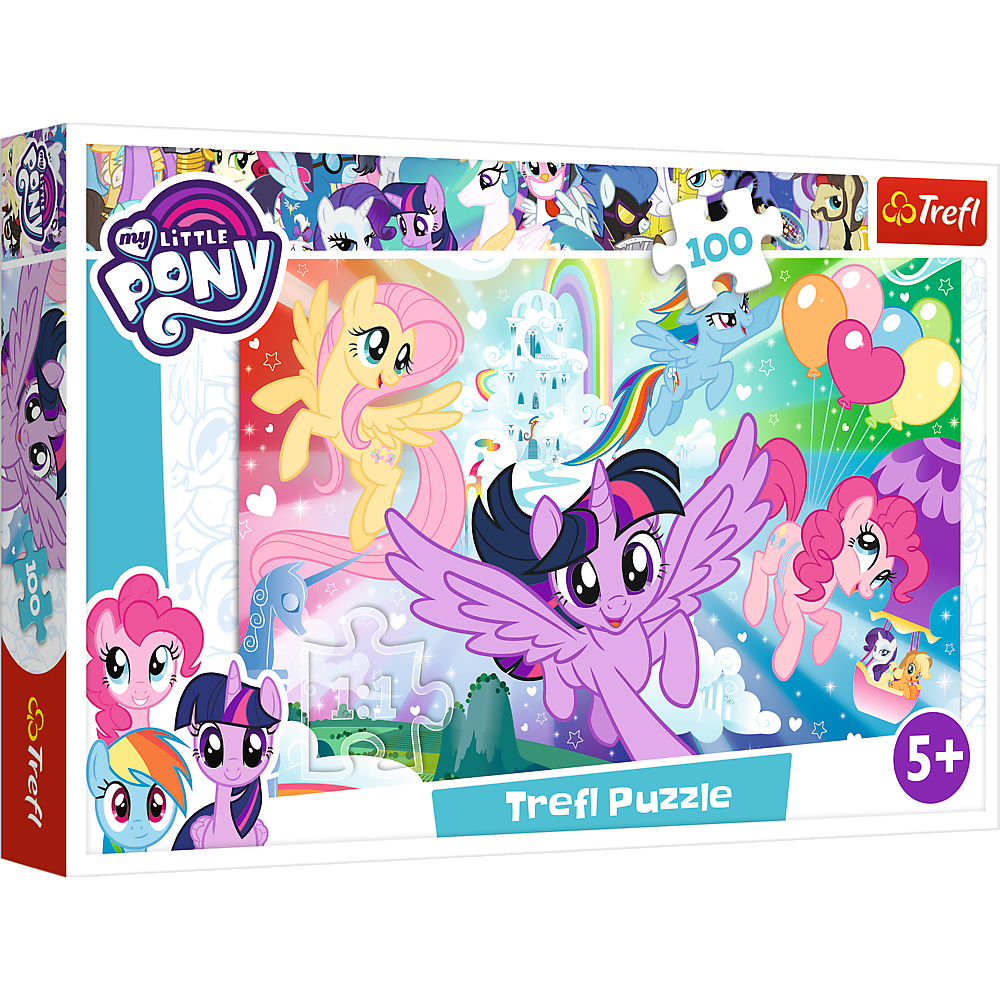 Пазл "100" - Веселка краєвид/Hasbro, My Littel Pony 16343