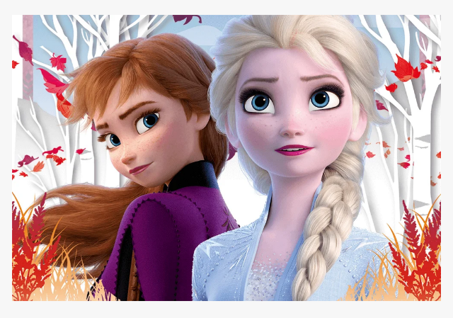 Пазл "60" - Зачарований світ Анни та Ельзи/Disney Frozen 2 Trefl, 17333 1