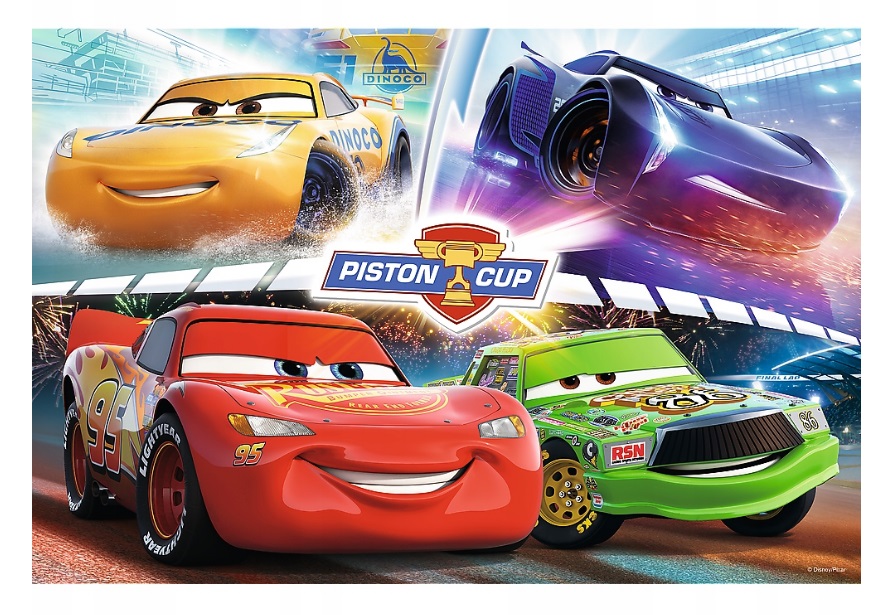 Пазл "60" - Легендарна гонка / Disney Cars 3, Trefl, 17334 1