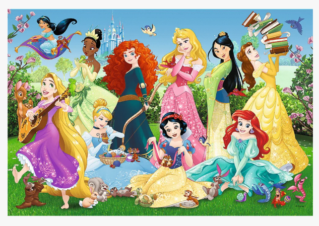 Пазл "100" - Чарівні принцеси / Disney Princess, Trefl, 16417 1