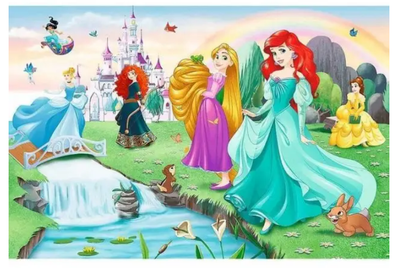 Пазл "60" - Знайомтесь з принцесами / Disney Princess, Trefl, 17361 1