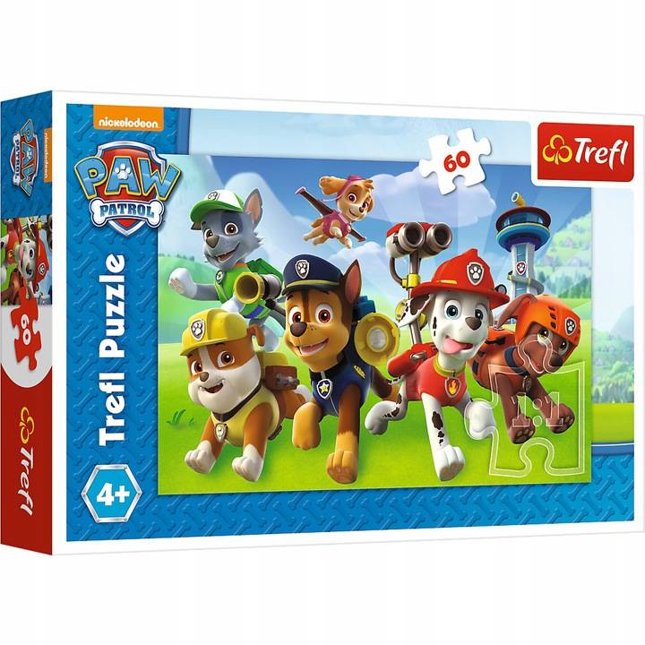 Пазл "60" - Готовий до дій, Viacom PAW Patrol, Trefl, 17321