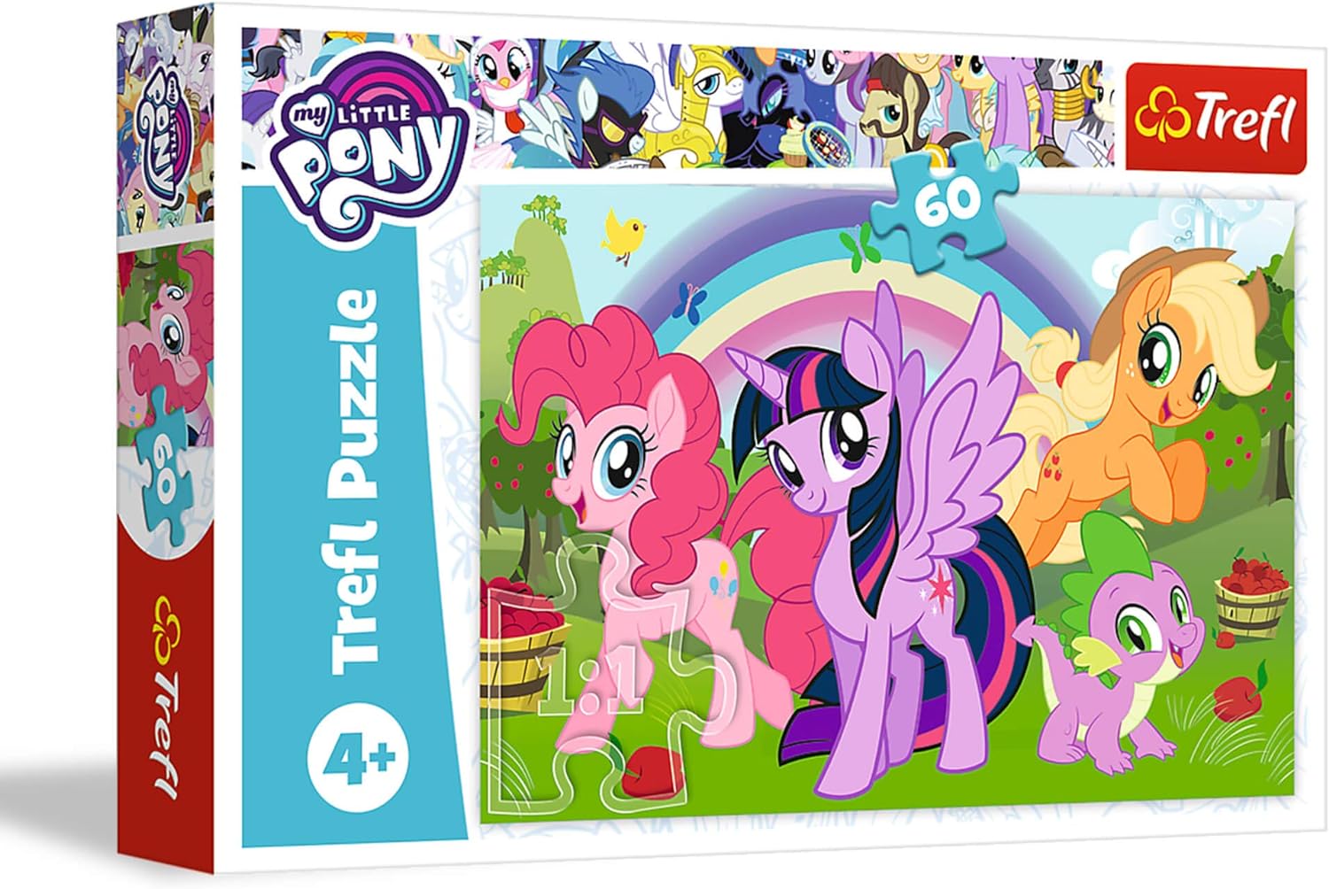 Пазл "60" - Райдужна дружба, Hasbro My Little Pony, Trefl, 17323