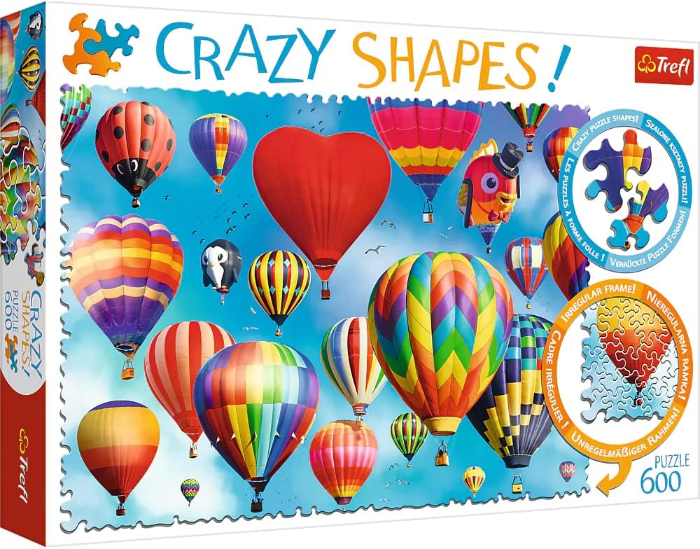 Пазл "600 Crazy Shapes" - Барвисті кулі, Trefl, 11112