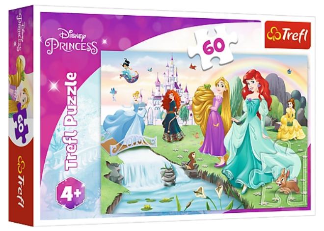 Пазл "60" - Знайомтесь з принцесами / Disney Princess, Trefl, 17361