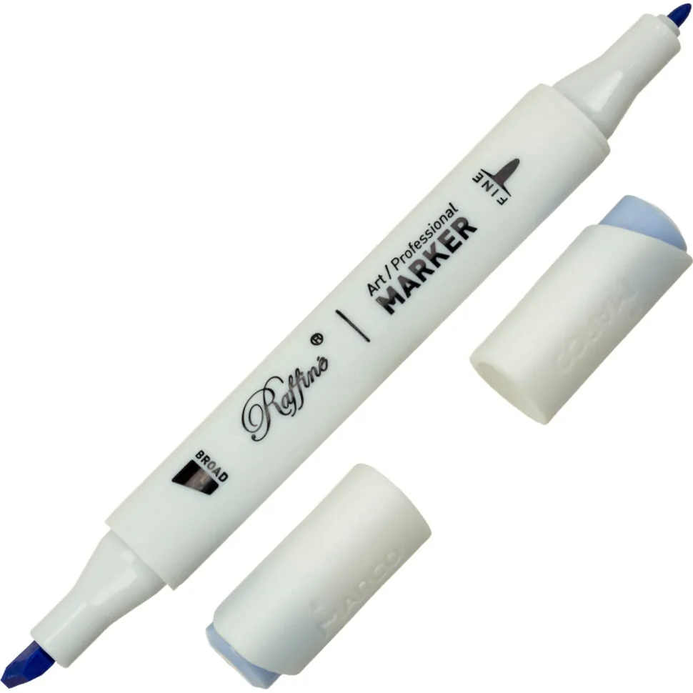 Скетч-маркер двосторонній Raffine Sky Blue (B003), 7800-6CB Marco 1