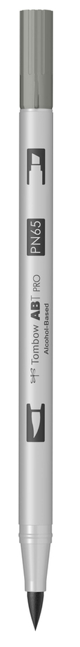 Маркер двосторонній на спиртовій основі ABT PRO ABTP-N65, холодний сірий 5 ТМ "Tombow" 2