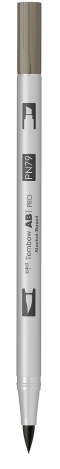 Маркер двосторонній на спиртовій основі ABT PRO ABTP-N79, теплий сірий 2 ТМ "Tombow" 2