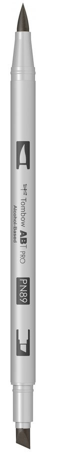 Маркер двосторонній на спиртовій основі ABT PRO ABTP-N89, теплий сірий 1 ТМ "Tombow" 3