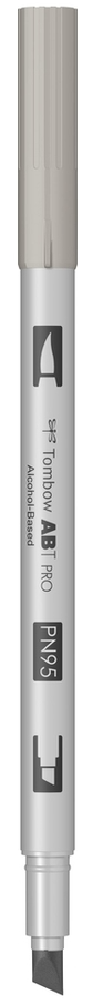 Маркер двосторонній на спиртовій основі ABT PRO ABTP-N95, холодний сірий 1 ТМ "Tombow" 1