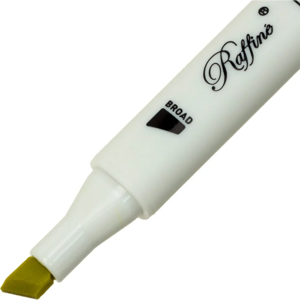 Скетч-маркер двосторонній Raffine Canfria yellow (Y003), 7800-6CB Marco 2