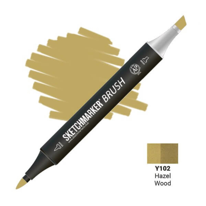 Маркер двухсторонний SKETCHMARKER Brush Лещина, SMB-Y102