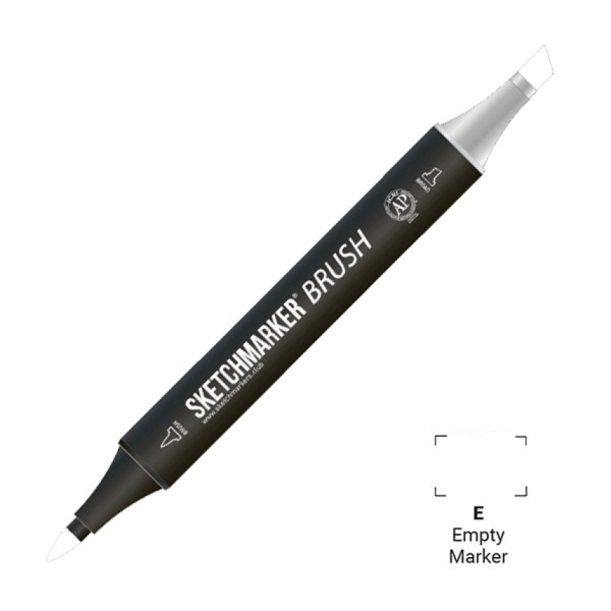 Маркер двухсторонний SKETCHMARKER Brush Пустой без чернил, SMB-E