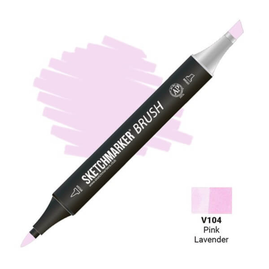 Маркер двусторонний SKETCHMARKER Brush Розовая лаванда, SMB-V104