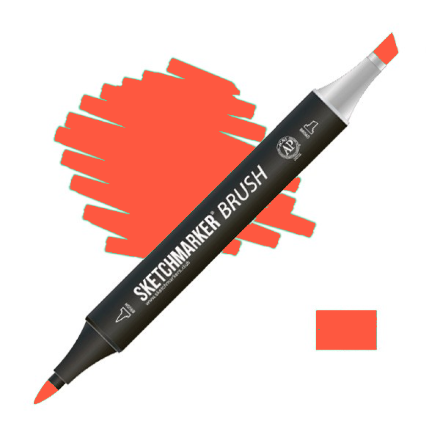 Маркер двосторонній SKETCHMARKER Brush Тигр, SMB-O31