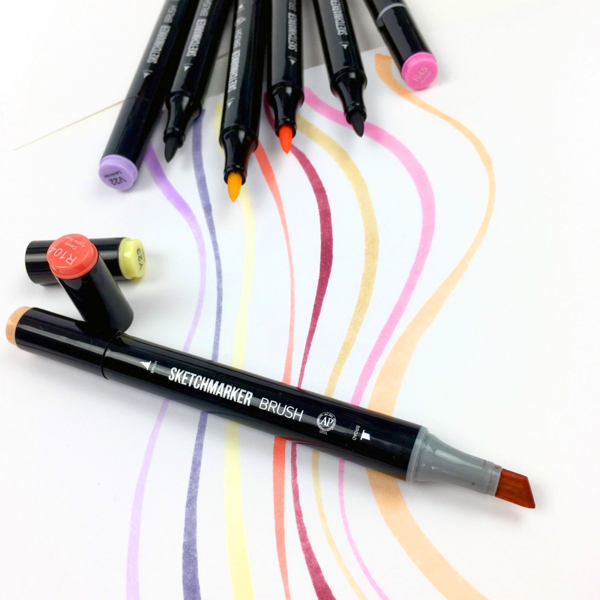 Маркер двосторонній SKETCHMARKER Brush Аметист, SMB-V114 1