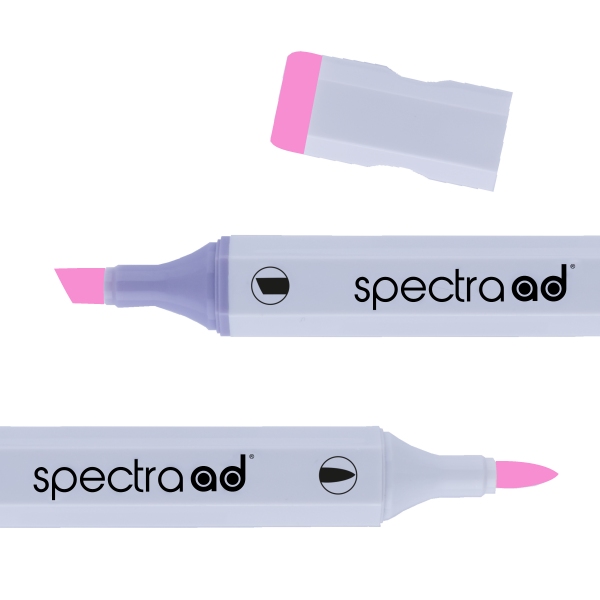 Маркер двухсторонний Spectra AD 13 Розовый, 013-SADM