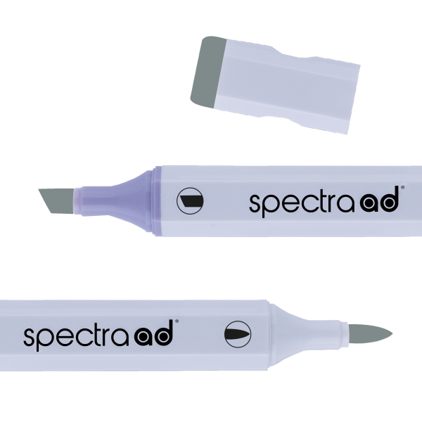 Маркер двосторонній Spectra AD 22 Базовий сірий 4, 022-SADM