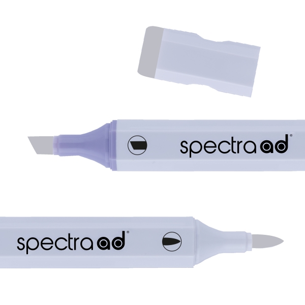 Маркер двосторонній Spectra AD 28 Прохолодний сірий 60%, 028-SADM